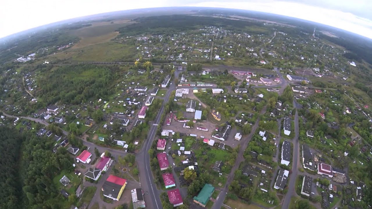 рабочий поселок Плюсса.