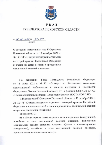 Меры поддержки СВО. Меры поддержки СВО.
